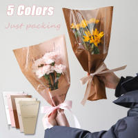 100pcs Sobre De Rosa Individual Cellofán Floral Para Embalaje De Bouquet De Flores Ideal Para Valentine's Day Y Otras Celebraciones - details 0