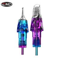 CNC 20PCS Tatuaje Dardo Desechable Estéril Maquillaje Semicontinuo Para Línea RL/RM/RS/M1 Diametro De Aguja 0.3 Y 0.35 - details 0