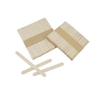 50/100/500Pcs Palillos De Helado De Madera Natural Cuchara De Helado Para Manualidades Artesanía DIY Herramientas De Cocina Y Pastelería - details 6