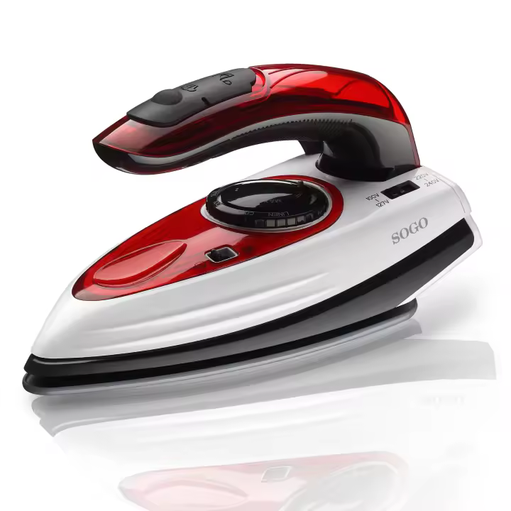 Plancha Vapor Sogo De Viaje - Voltaje Dual - 80Ml - 1100W - 1