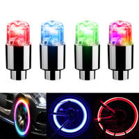8Pcs Tapones De Válvula De Neumático Para Coche LED Coloridos Luces De Rueda Para Motocicleta Ciclismo Accesorios De Auto - details 0