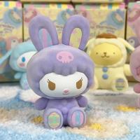 Caja Sorpresa De Muñecos Sanrio Little Rabbit Serie Decoración De Escritorio Para Niñas Cinnamoroll Kuromi Melody Figura Hecha a Mano Regalo - details 6