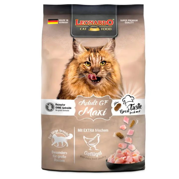 Leonardo Pienso Grain Free para Gatos Adultos Maxi 7.5 Kg - 1