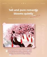 Bloques De Construcción Románticos De Sakura Arbolado En Maceta Con Luz Modelos De Bloques De Escritorio Decoración Educativa Para Niños Juguete De Montaje Regalos - details 4