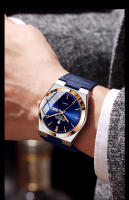 Reloj De Cuarzo Para Hombre BINBOND Marca Lujosa Impermeable Con Manos Luminosas Correa De Cuero Date Y Dia Semanal Resistente Al Choque - details 10
