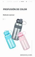 Botella Deportiva De Agua Portátil Con Pajita Gran Capacidad 0.7/1/2/3L Para Camping Picnic Escalada Deportes Al Aire Libre - details 5