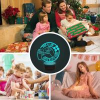 Lámpara De Juego 3D LED RGB Para Habitación De Juegos Y Niños Iluminación De Mesa Para Playstation Regalos De Iluminación Nocturna - details 4