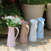 Vaso De Flores Vintage Chic Beige 20cm Jarrón De Metal En Forma De Taza De Café Decoración Para El Hogar Jarrón De Tinata - details 2