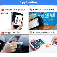 Etiquetas RFID Universal 25mm Blancas Con Protocolo ISO14443A 13.56MHz 10PCS/Lote Compatible Con Todas Las Teléfonos NFC - details 4