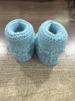 Botitas De Invierno Para Bebés Hombres Y Mujeres Hechas a Mano Primera Caminata De Niños Doble Calentamiento Antideslizante Material De Tela - details 3