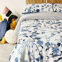 Funda Nórdica Blue Tropical Monkey – Algodón 100% Popelín – Suave, Transpirable y Duradera – Disponible en Cama 90, 135 y 150 cm – Incluye Fundas de Almohada – Diseño Exclusivo y Fácil Cuidado – Lavable a Máquina - ALO HOME - details 0