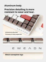 Teclado Mecánico EWEADN MK68 Inalámbrico 3 Modos Bluetooth Mini Silentio 68 Teclas Keycaps PBT Set De Teclado Y Ratón Para Oficina Y Gaming Regalos Para PC - details 4