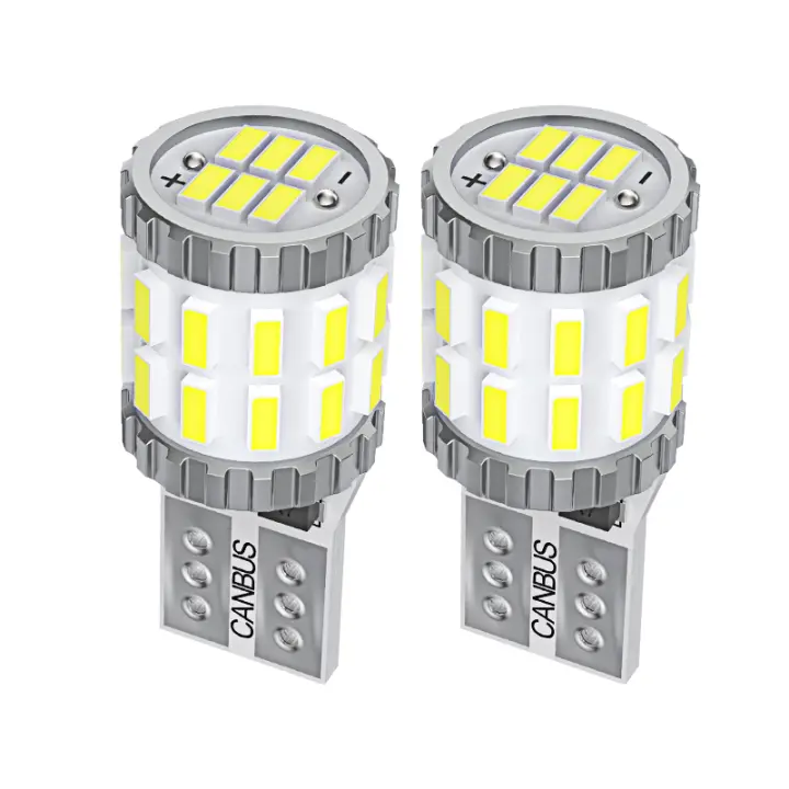 AILEO 2pcs Lámparas De Señal De Espejo T10 LED Sin Encendido Excesivo 194 2825 168 W5W Luz Delantero Y Trasero Canbus Error Free Chipset 3014 30SMD - 1