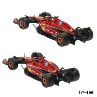Burago - Maquetas Ferrari SF-24 escala 1:43, pack de Leclerc y Sainz temporada 2024, réplicas con diseño fiel al monoplaza original y acabados perfectos para exponer o jugar - details 2