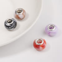 20Pcs Cuentas De Resina Estilo Pintura Chino Dos Colores Mezcladas Colgantes Sueltos Para Suministros De Joyería DIY Pulsera Cadena De Teléfono - details 14