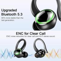 Mov-Auriculares Inalámbricos Bluetooth 5.3 Deportivos con Micrófono IP7 Resistentes Al Agua,Auriculares bluetooth verdaderamente inalámbricos con funcionamiento deportivo sobre la oreja para una batería de larga duración - details 2