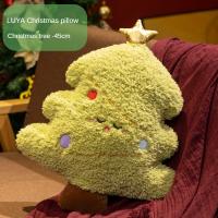 Cojín De Decoración De Navidad INS Muñeco De Árbol Rojo Para Sofá De Sala Y Cama Cubierta De Cojín De Poliéster Y Algodón - details 9