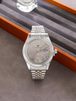 Reloj De Pulsera De Lujo Para Hombre Reloj De Fecha Casual De Acero Inoxidable Reloj De Negocios Deportivo De Lujo Relajado - details 2