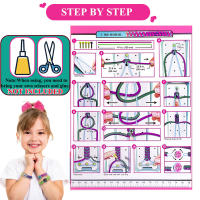 Kit De Manualidades Para Hacer Pulseras De Amistad DIY Juguete Hecho a Mano Para Niñas Mayores De 6 Años Regalo De Cumpleaños Y Navidad - details 2
