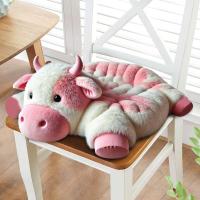 Cojín De Silla De Peluche De Forma De Vaca Para Mascotas Gatos Y Perros Almohadas De Decoración Para Habitación Suministros Para Mascotas Cómodo Y Transpirable - details 15