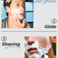 Afeitadora Manual Colorlamb Para Hombres Con Mango De Metal Plegable Seguridad Single Edge 30 Hojas De Afeitar Nueva Estilo Barber Shaver - details 9