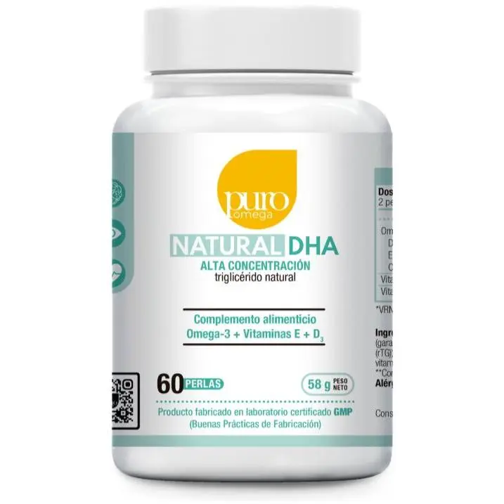 Puro Omega Natural Dha Alta Concentracion 60Comp - 1