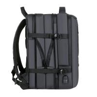 Bolsa para portátil de 17 pulgadas para hombre, mochila Extensible de viaje de negocios con puerto de carga USB y diseño impermeable de gran capacidad, 36-55L - details 29