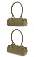 Bolso De Hombro Para Mujer De Cuero Sintético Grande Capacidad De Almacenamiento Estilo Lujo En Verde Con Bandeja Larga - details 10