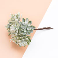 6PCS Flores De Seda Para Scrapbooking Plantas Artificiales Para Decoración De Hogar Y Boda Arboles Postizos Para Adornos Navideños Rattan Expositoras Al Aire Libre - details 11