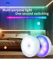 Lámpara Nocturna LED Con Sensor De Movimiento Recargable RGB Para Cocina Armario Escalera Luz De Fondo Sin Cable Luz De Gabinete - details 1