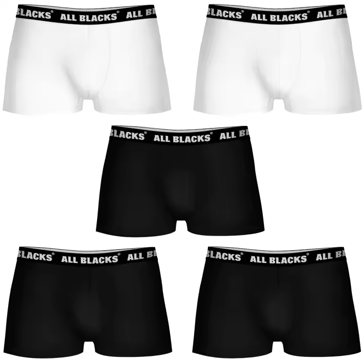 Pack 5 calzoncillos boxer all blacks para hombre en varios colores - 1