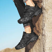 Zapatillas De Senderismo HIKEUP Para Hombre Transpirables Con Amortiguación Antideslizantes Deportivas De Montaña Exterior Zapatos De Correr Y Trekking - details 27
