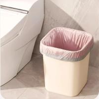 Bolsas De Basura Con Cordón Gruesas De Gran Capacidad Para Cocina Uso Doméstico Desechables Bolsas De Residuos Manuales Rosa - details 5