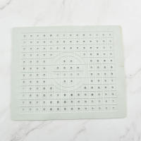 Alfombrilla Cuadrada Para Cocina Antideslizante Y Impermeable Con Patrón Ondulado Para Fregadero Y Mesa Redonda De Acabado Moderno Material Ecológico Silicona - details 6
