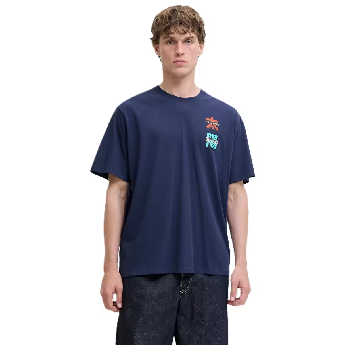 Camiseta Jack & Jones 12283974 Southeast azul (Ocean Cavern) - details 1