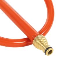 vidaXL Trineo de aspersores con ruedas y cabezal giratorio acero rojo - details 6