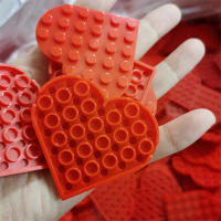 10pcs Bloques De Construcción Clásicos Accesorios Corazón Amoroso Juguetes Para Niñas Regalo De Acción De Gracias Y Navidad - details 3