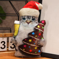 Cojín De Peluche Divertido Y Lindo De Gato 30cm Juguete De Peluche Coleccionable Para Niños Regalo De Cumpleaños O Festividades Estilo Diverso - details 12
