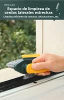 Cepillo De Limpieza 2 En 1 Para Paredes Y Piso Durable De Plástico Diseño Portátil Para Baño Cocina Y Sala De Estar - details 7