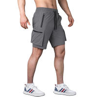 Shorts Deportivos De Verano Para Hombre Con Cinta Ajustable Y Estirable Pantalones De Playa Casual Para Correr Y Ejercitarse Talla Estándar Material Poliéster Y Spandex - details 5
