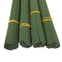 100pcs Palos De Hierro Cladados En Plástico Para Hojas De Hiedra Artificial De 7 Pulgadas Cabeza De Rosa Y Almohadilla Para Decoración De Hogar Y Bodas - details 9
