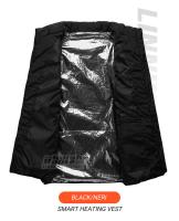 Chaleco Calentado Para Hombres Y Mujeres Tamaño 6XL Chaqueta Eléctrica USB Calentador Corporal Térmico Para Invierno Motorista - details 15