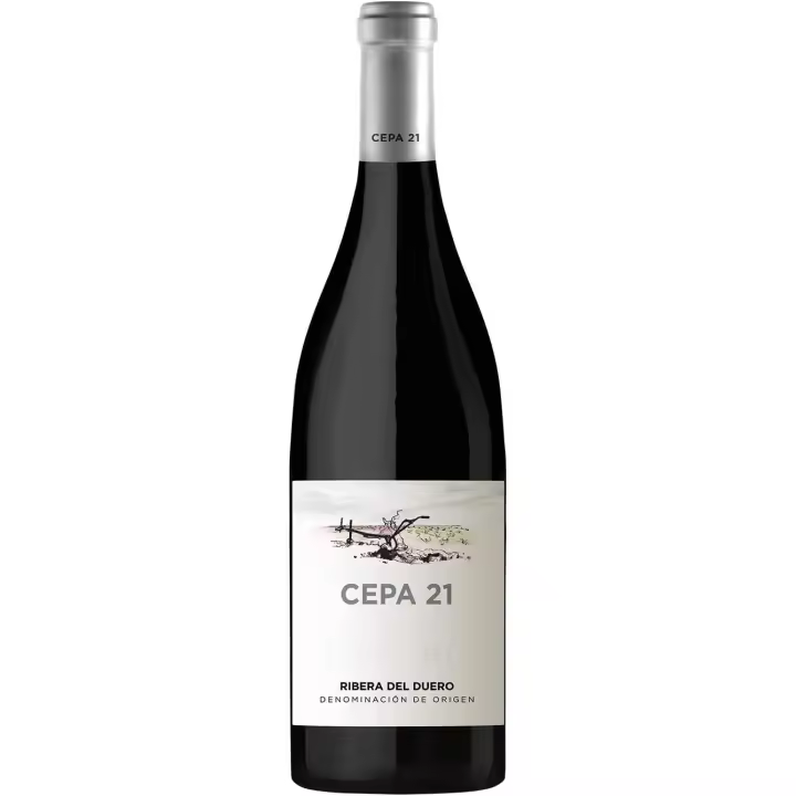 Cepa 21, Vino Tinto, Tempranillo, Ribera del Duero, 750 ml - 1