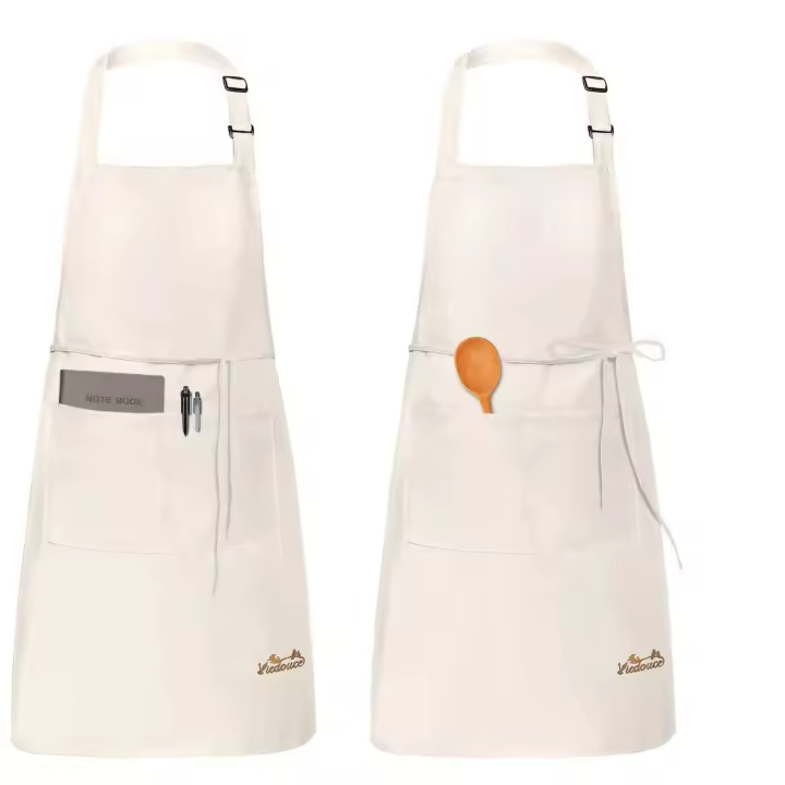 Paquetes de delantales de cocina impermeables y ajustables para chef, ideales para el Hogar, Restaurantes, manualidades, Jardín, barbacoa, escuela y cafeterías. Ideales para Helbres y Mujeres. - 1