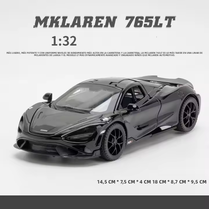 Modelo De Coche De Aleación Malaren 765TL 1:32 Con Sonido Y Luz Vehículo De Decoración Para Niños Regalo Juguete Diecast Para Edades 4-12 - 1