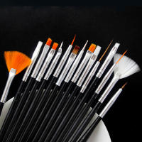 Set De Pinceles Para Arte De Uñas DUTRIEUX Combo Para Dibujar Pintar Y Grabar Con Cepillo Plano Para Gel De Acrílico Y Uñas UV Herramientas De Manicura - details 3