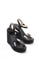Sandalias mujer cuñas altas con plataforma de espartos con plantilla acolchada Mynzi - details 8