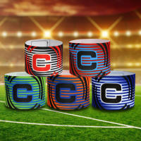 Armband De Capitán De Fútbol Para Niños Y Adultos 1-3 Piezas Bandas De Brazo Para Líder Competición Regalo Ideal Para Entrenamiento De Fútbol - details 2