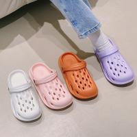 Sandalias De Moda Para Mujer Impermeables Zapatillas De Verano Exterior Plataforma Suave Suela Zapatos Para Jardín Interior Y Enfermería - details 2