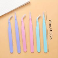 2pcs Herramientas De Pintura Diamante 5D Pinzas De Rhinestone Pasted Acero Inoxidable Para Bordado De Diamantes DIY Accesorios De Mosaico - details 7